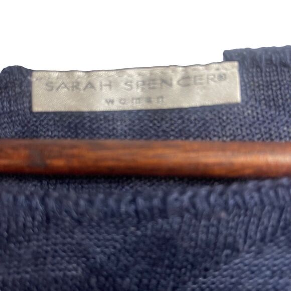 Sarah Spencer lightweight poncho classic herringbone - Picture 2 of 4